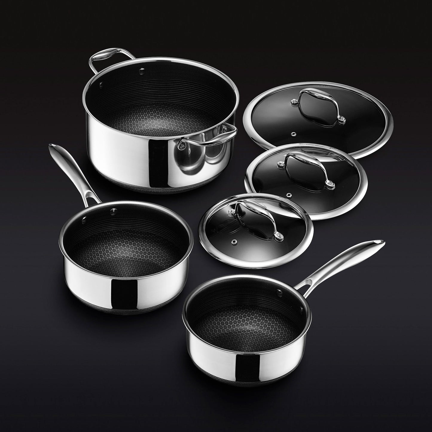 Hybrid Pot Set with Lids, 6-pc